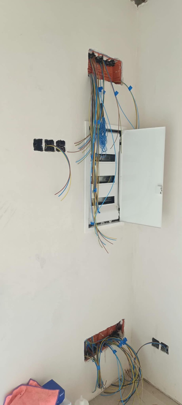 Cuadro eléctrico en ejecución